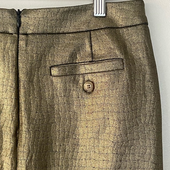 MaxMara Gold Metallic 'Erminia' Skirt - Runway - Picture 4 of 13